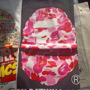 A Bathing Ape Pink Camo Short Sleeve Tee
